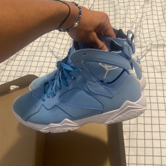 Jordan 7 Retro BABY BLUE/WHITE SIZE 10 - Picture 3 of 6